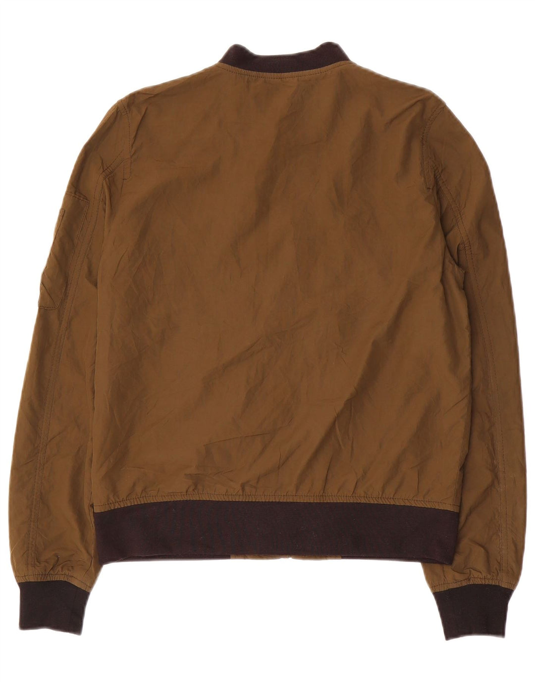 Zara Damen Übergroße Bomberjacke UK 6 XS Braun