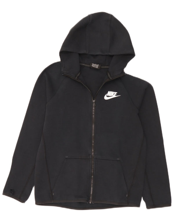 Nike Jungen-Kapuzenpullover mit Reißverschluss, 13–14 Jahre, XL, Schwarz