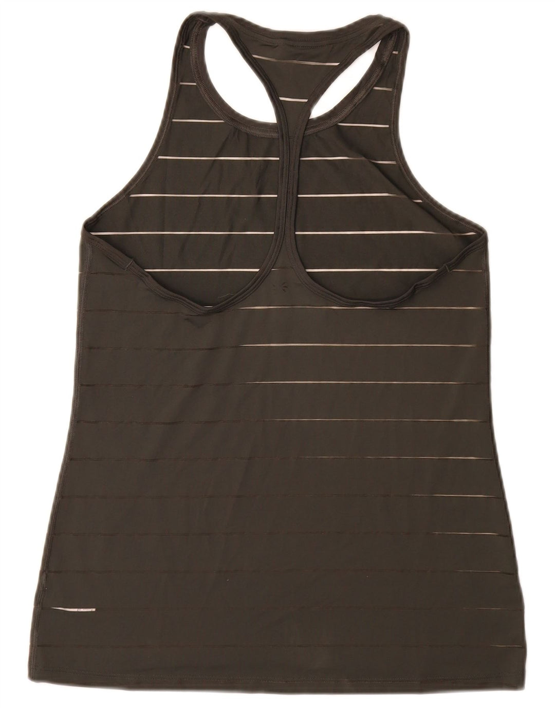 ATHLETA Damen Weste Top UK 10 Small Schwarz gestreift Polyester