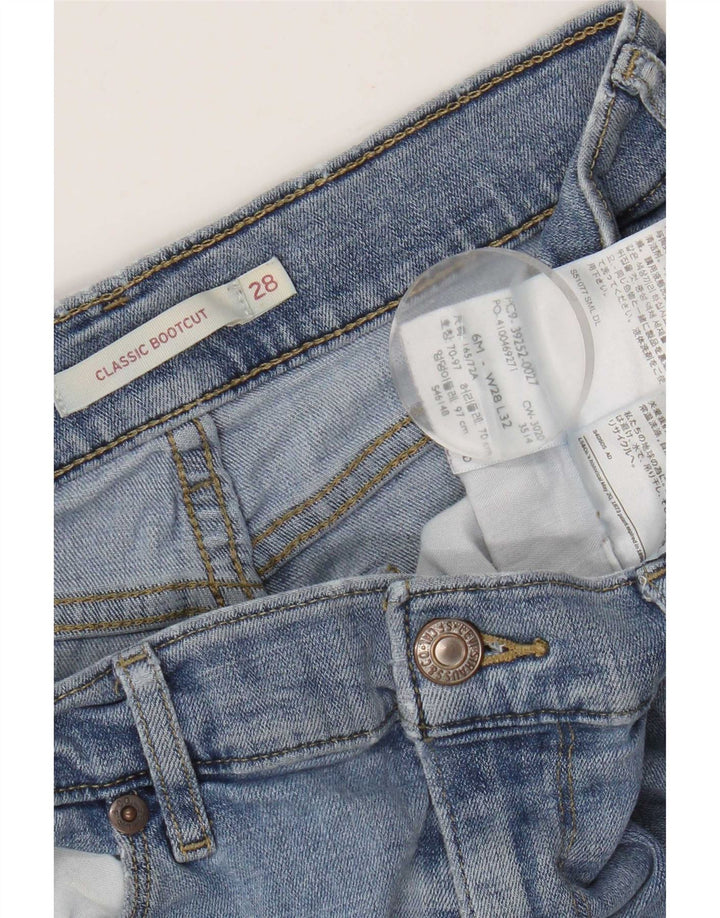 Levi's Damen Classic Bootcut Jeans W28 L32 Blaue Baumwolle