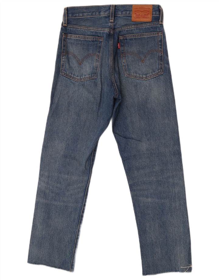 Levi's Damen Wedge Straight Jeans W24 L26 Blaue Baumwolle