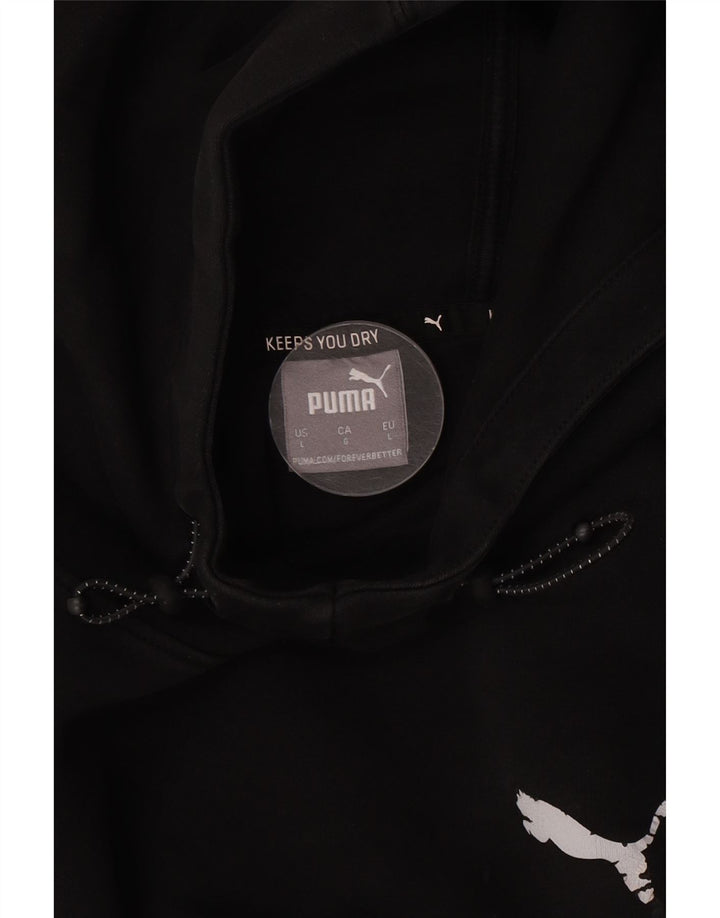 Puma Damen Kapuzenpullover UK 16 Large Schwarz