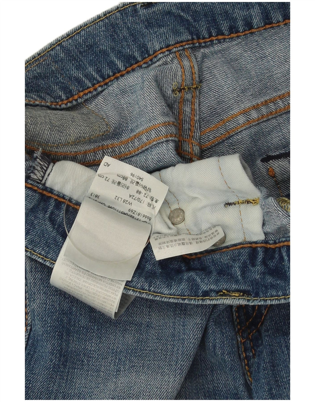 Levi's Herren 511 Slim Jeans W28 L32 Blaue Baumwolle