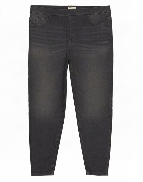 Marks & Spencer Damen Jegging-Jeans UK 20 2XL W38 L27 Graue Baumwolle