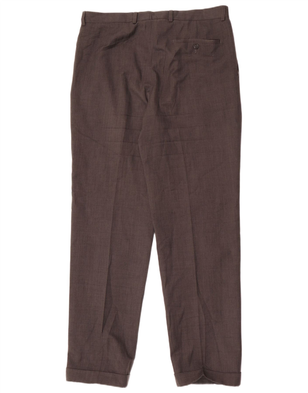 Marks & Spencer Herren-Anzughose mit Pegged-Anzug, W34 L33, graues Polyester