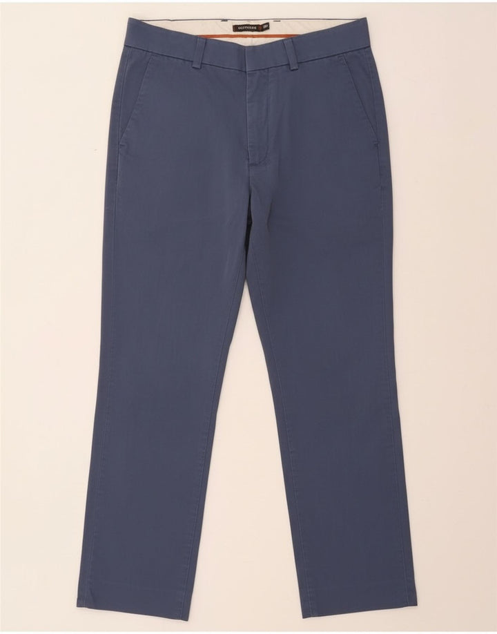 Dockers Slim Chino-Hose für Herren, W31, L27, Blau, Baumwolle