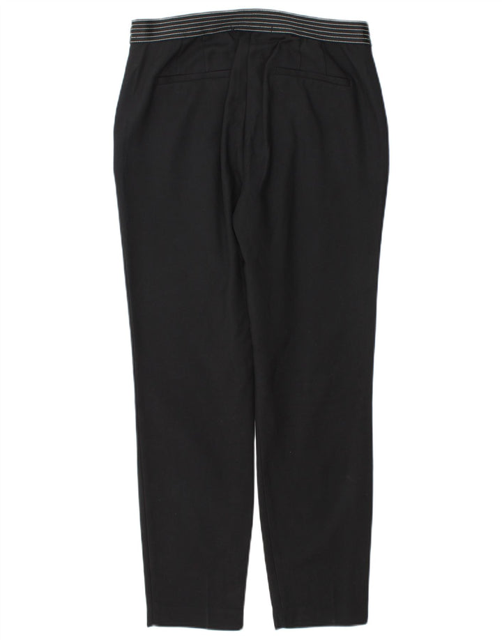 Zara Slim Chino-Hose für Damen, mittelgroß, W29, L28, schwarze Baumwolle