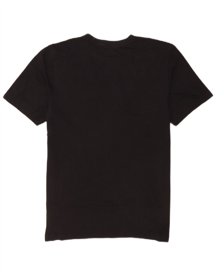 Nike Herren T-Shirt Top Medium Schwarz Baumwolle