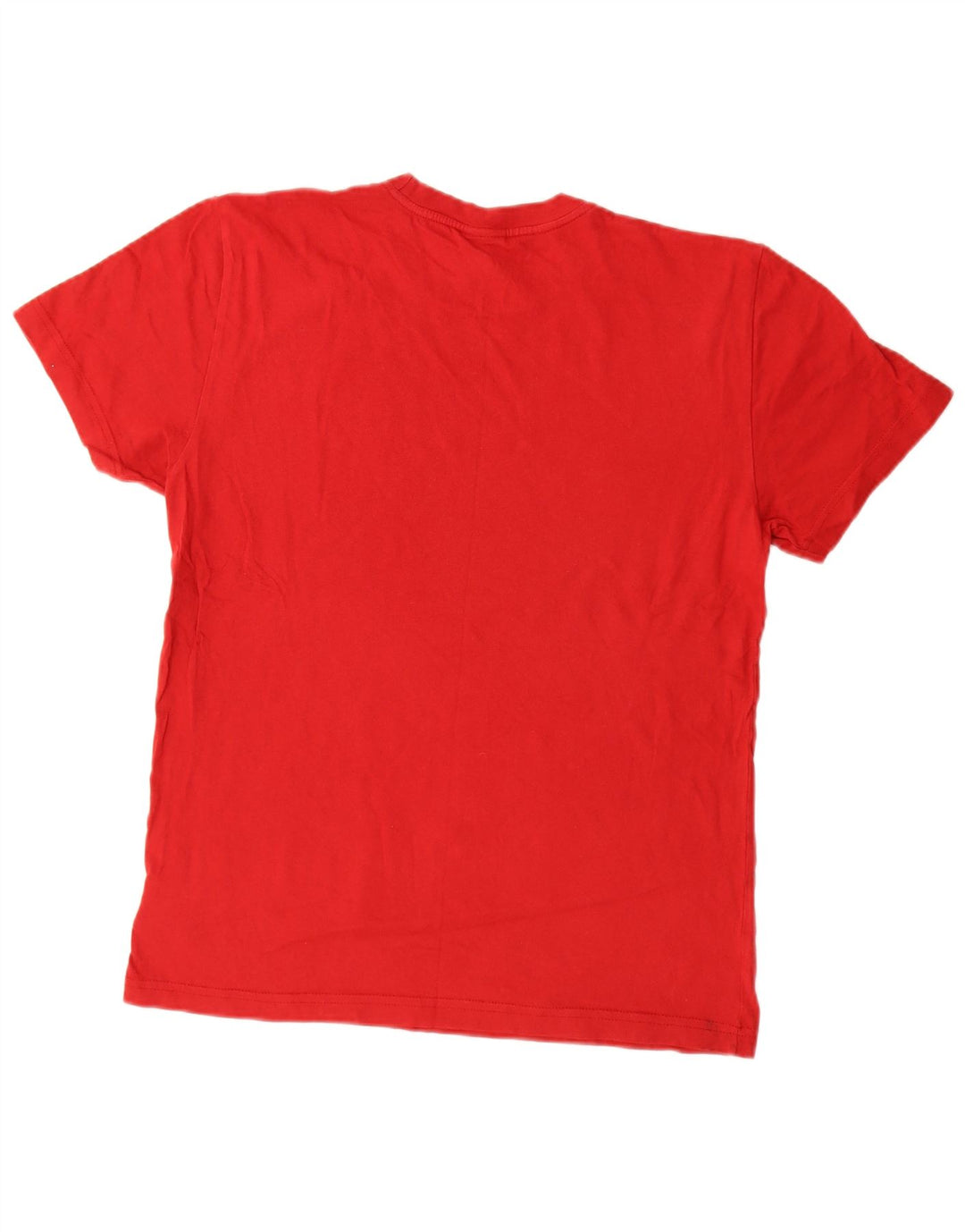 Nike Herren Grafik T-Shirt Top UK 38/40 Mittelrote Baumwolle