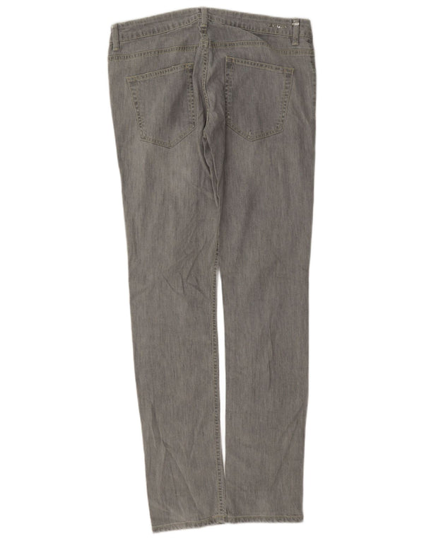 SIVIGLIA Damen Slim Jeans W30 L31 Graue Baumwolle
