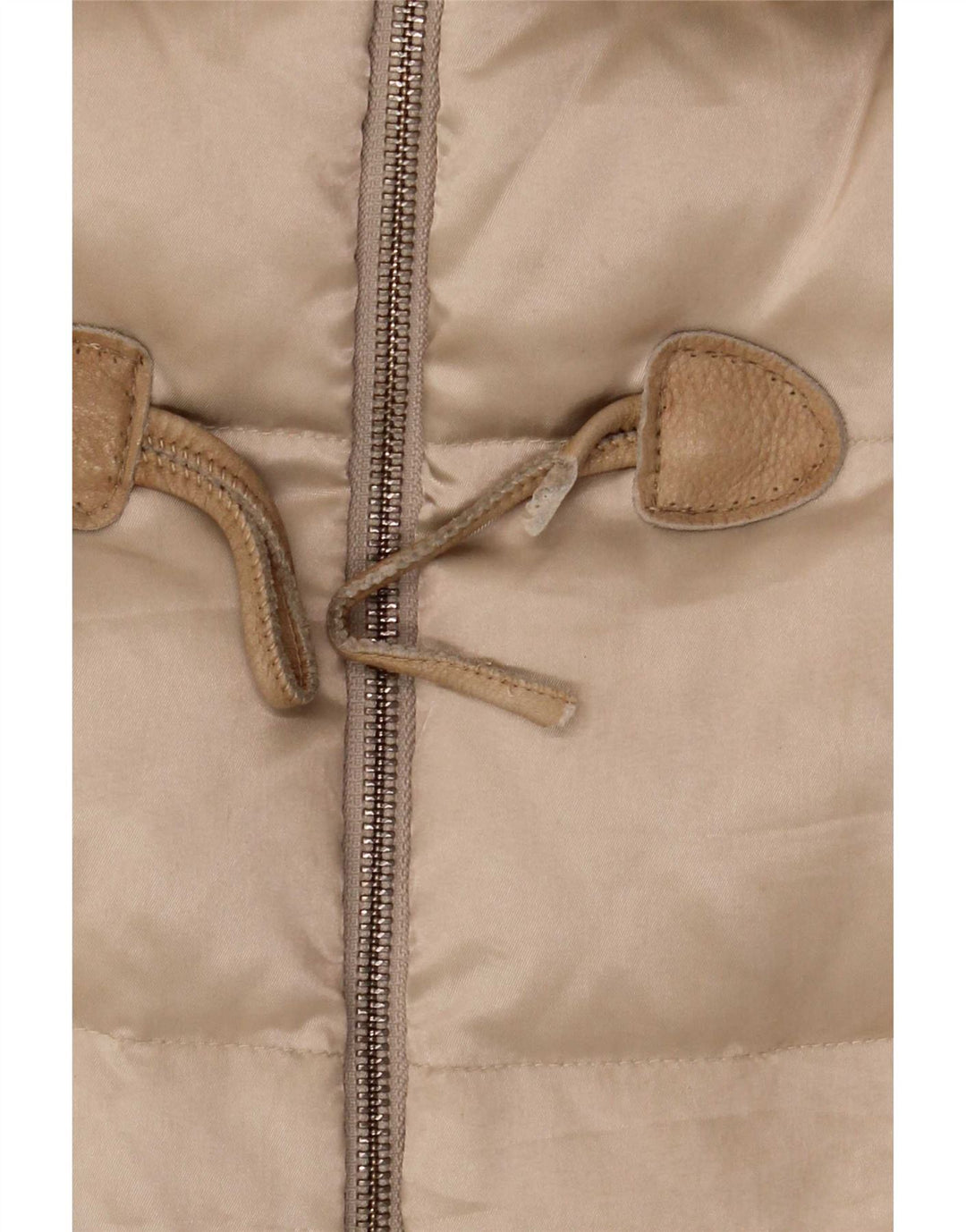 Moschino Damen Duffle gepolsterter Mantel UK 14 Large Beige Polyester