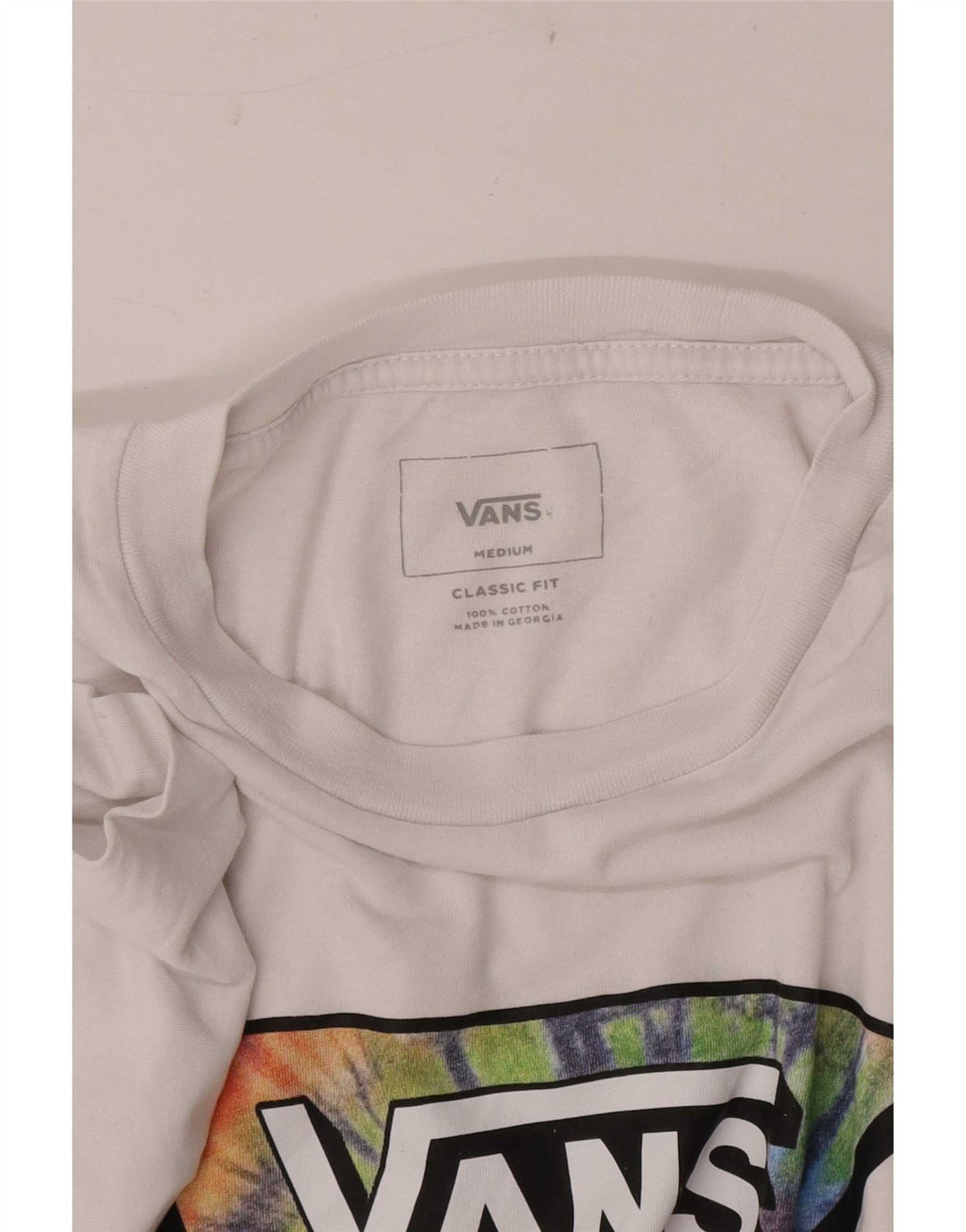 Vans Herren-T-Shirt mit klassischer Passform und Grafik, mittelweiße Baumwolle