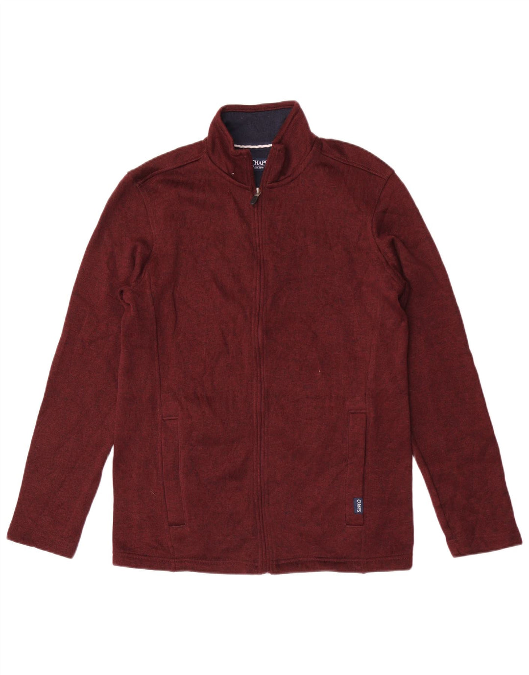 Chaps Herren-Trainingsanzug-Oberteil, Jacke, klein, Burgunderrot, Polyester