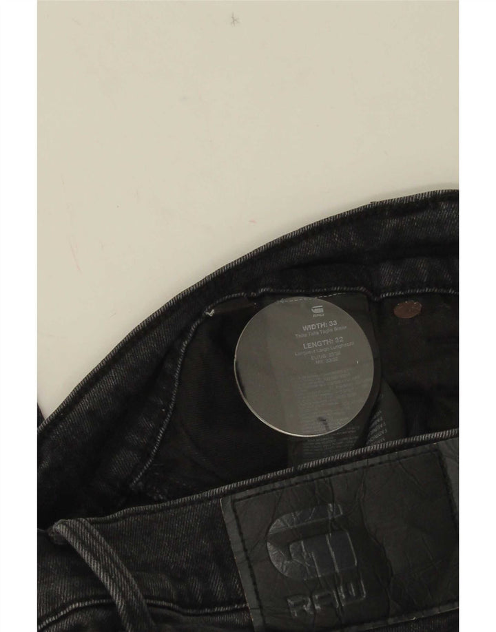 G-Star Herren Slim Jeans W33 L32 Schwarz