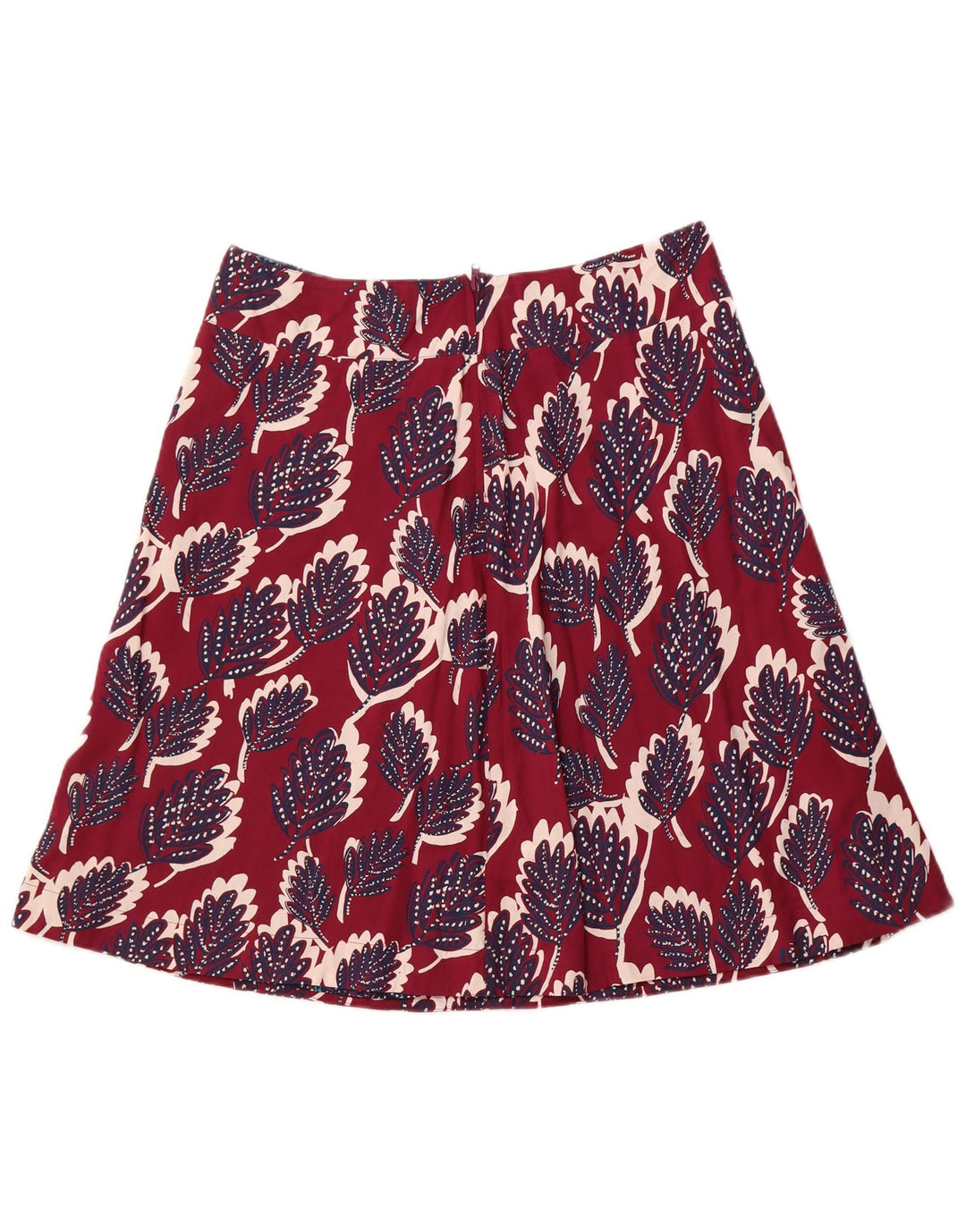 WHITE STUFF Damen A-Linienrock UK 14 Large W34 Viskose mit rosa Blumenmuster