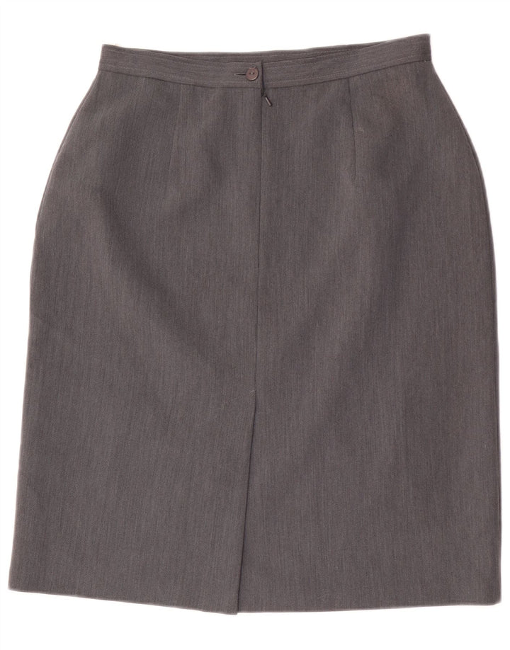 St. Bernard Damen gerader Rock UK 14 Medium W28 Grau Polyester