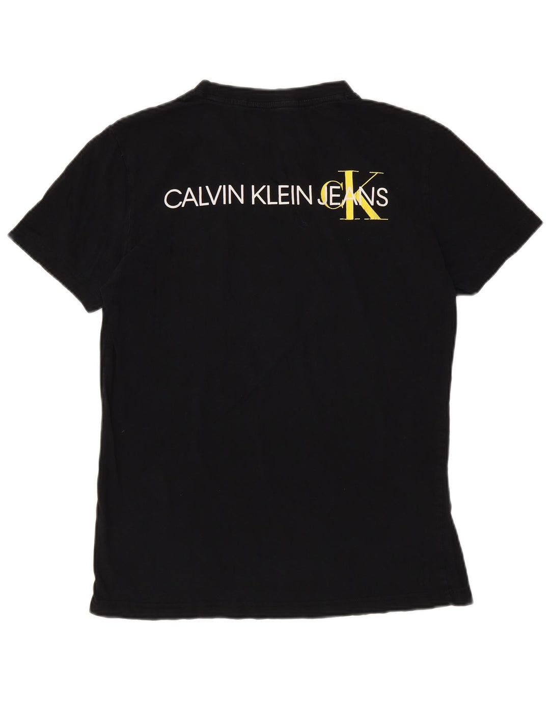 CALVIN KLEIN JEANS Herren Grafik T-Shirt Top Large Schwarz
