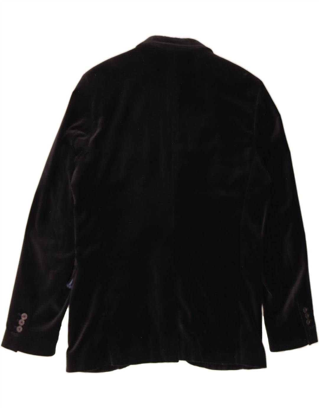 SCOTCH & SODA Herren-Blazer aus Samt mit 2 Knöpfen, Größe 52, XL, schwarze Baumwolle