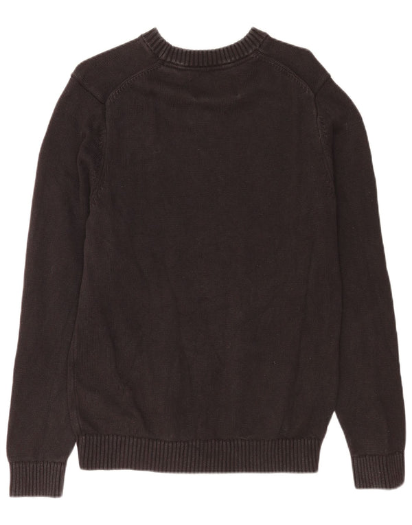 Calvin Klein Jeans Herren-Pullover mit Rundhalsausschnitt, mittelschwarz, klassisch