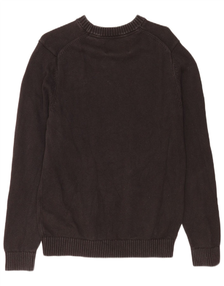 Calvin Klein Jeans Herren-Pullover mit Rundhalsausschnitt, mittelschwarz, klassisch