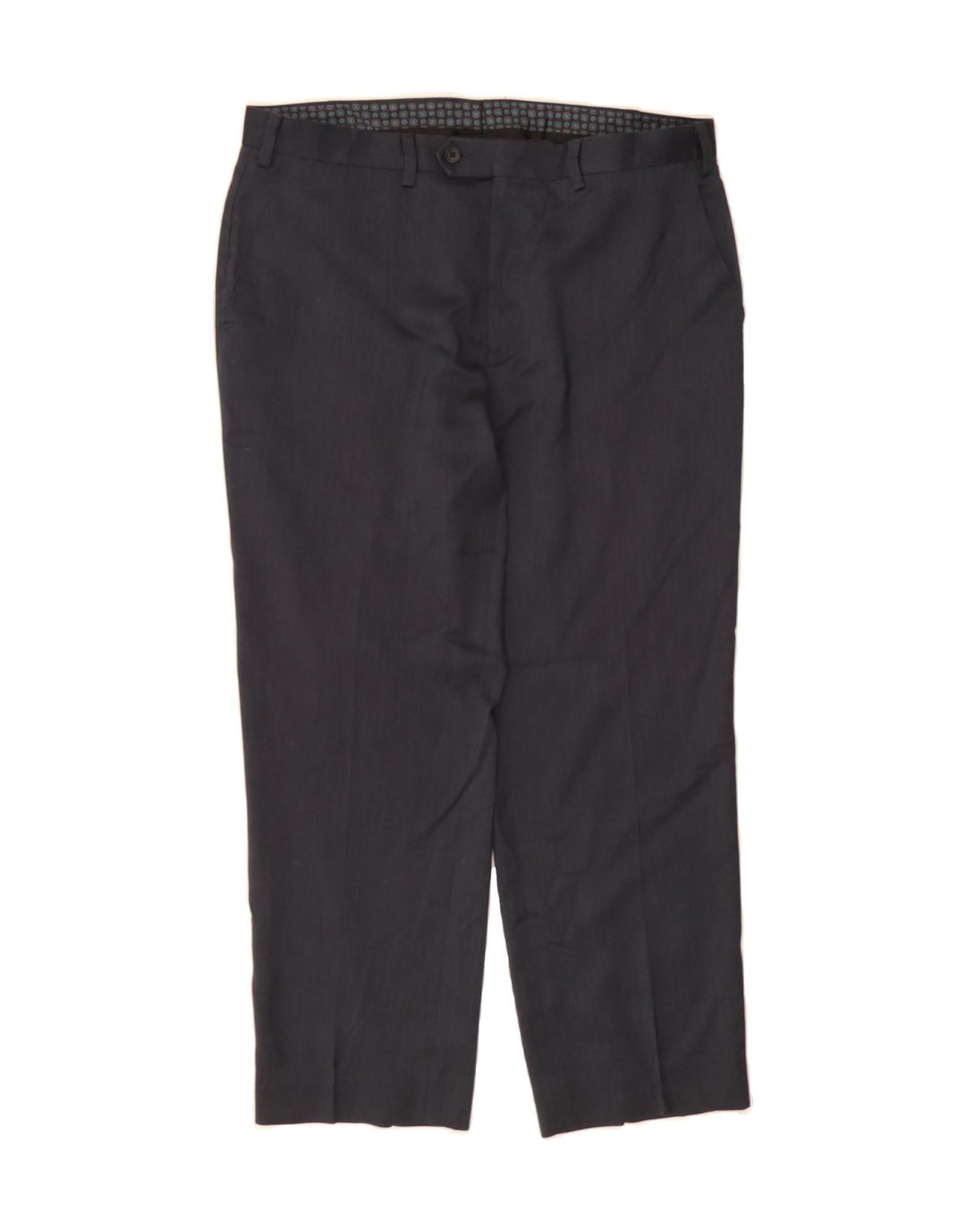 MICHAEL KORS Mens Straight Suit Trousers W36 L27 Navy Blue Vintage Michael Kors and Second-Hand Michael Kors from Messina Hembry 