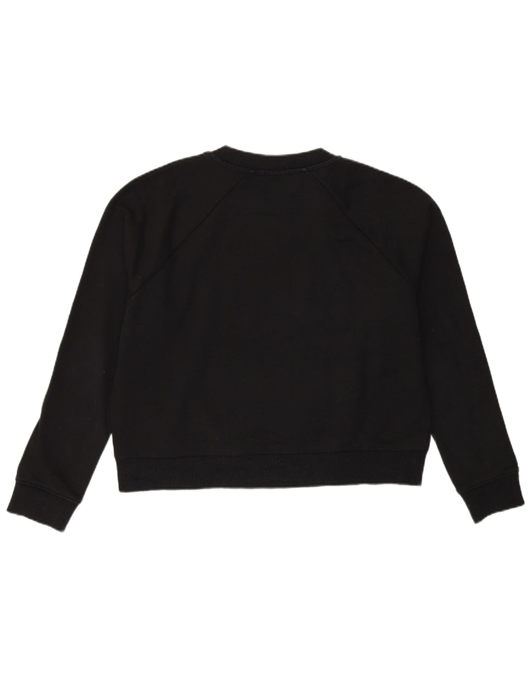 Vans Damen Crop Graphic Oversized Sweatshirt Pullover UK 14 Medium Schwarz