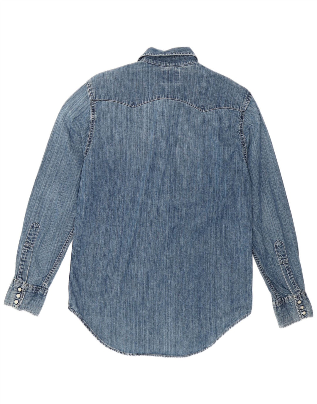 Levi's Herren-Jeanshemd aus mittelblauer Baumwolle