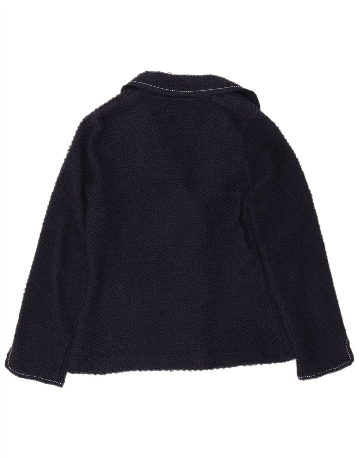 MONSOON Damen-Blazerjacke mit 3 Knöpfen, Gr. 40, Marineblau, Acryl