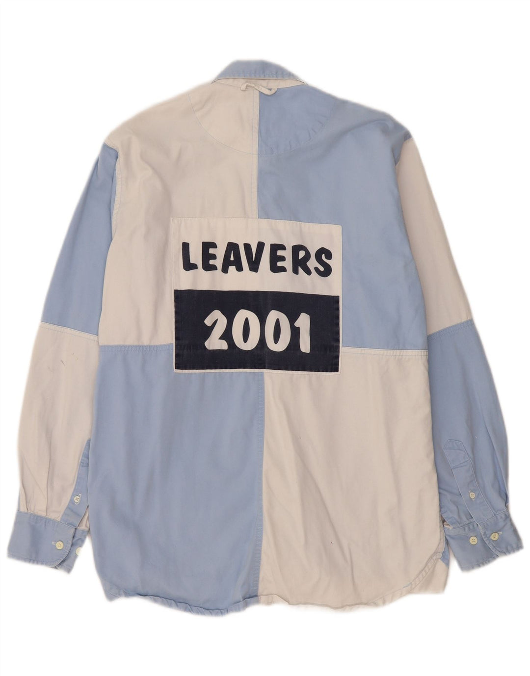 Crew Clothing Herren-Pulloverhemd mit Grafik, Größe S, Blau, Colourblock-Baumwolle