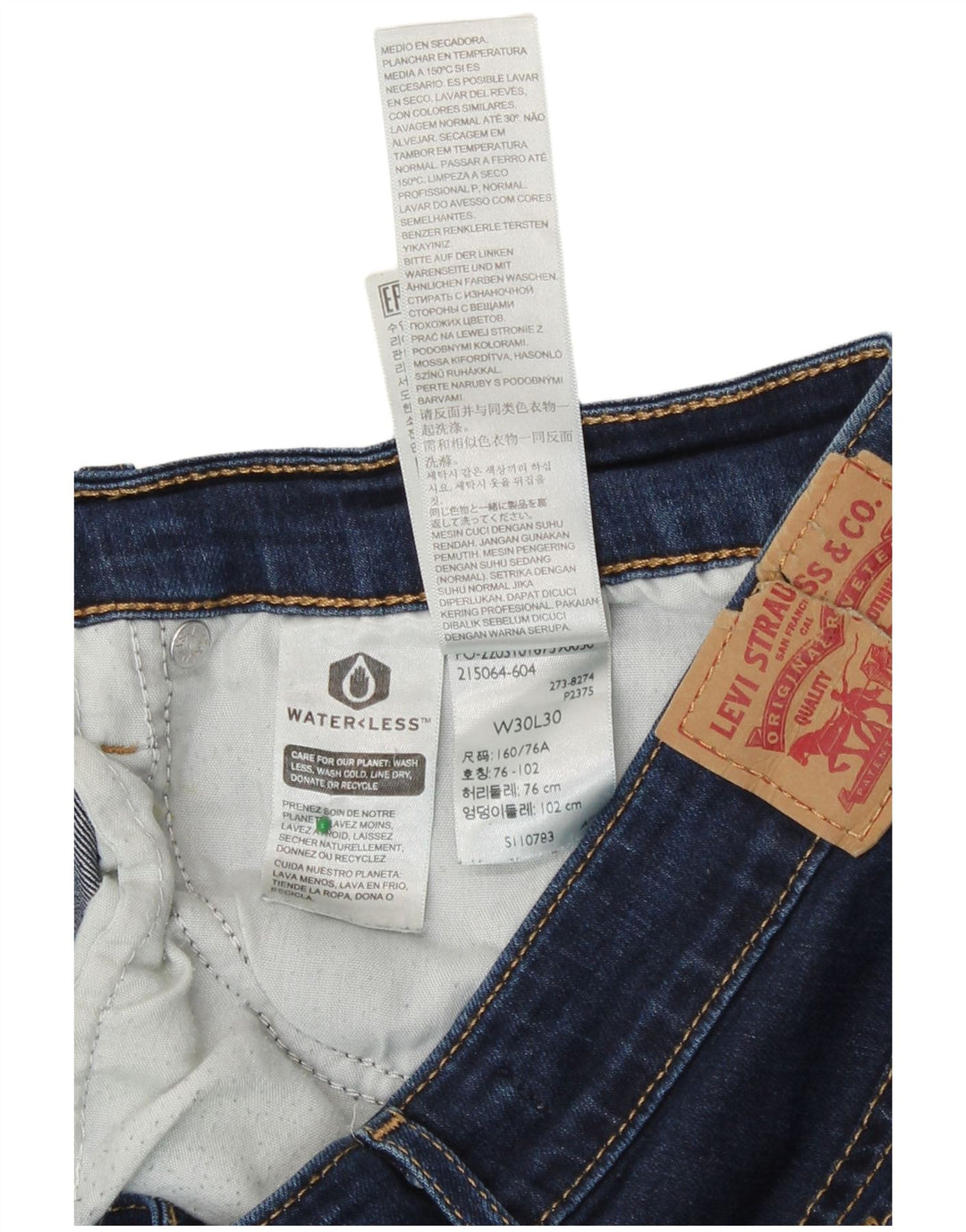 Levi's Damen 720 Bootcut-Jeans mit hohem Bund, W30 L30, marineblaue Baumwolle