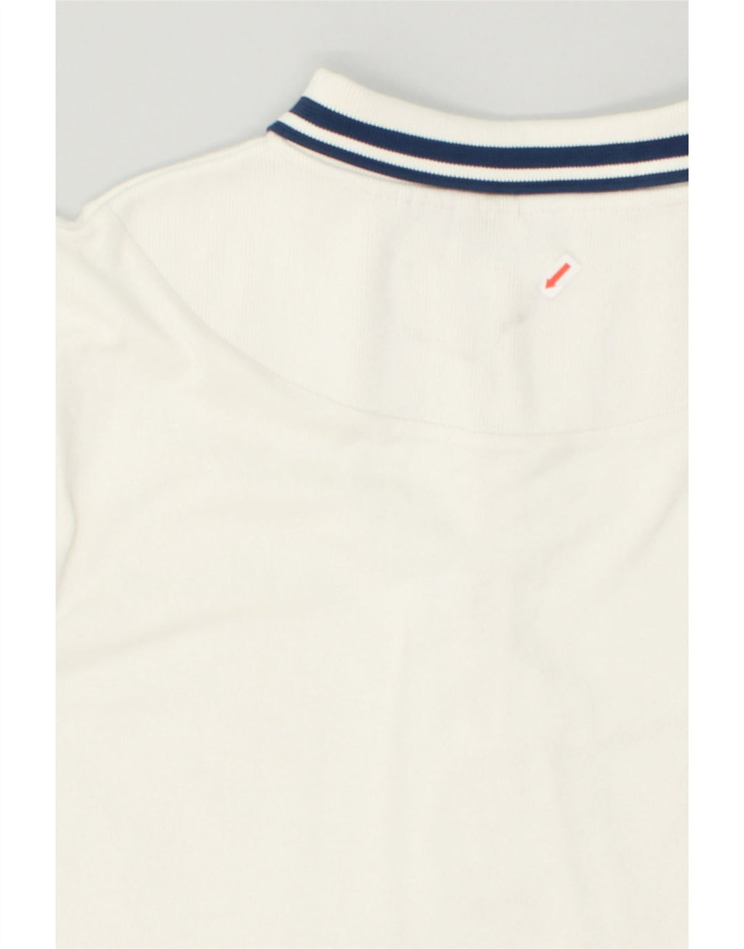 FILA Womens Polo Shirt UK 16 Large White | Vintage Fila | Thrift | Second-Hand Fila | Used Clothing | Messina Hembry 