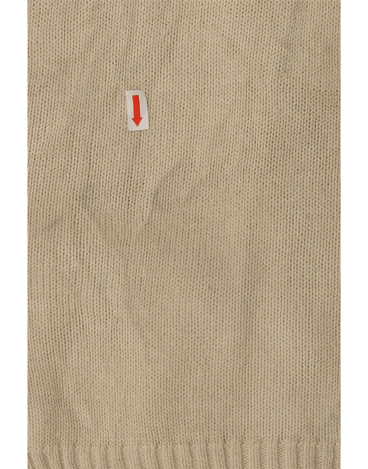 DOCKERS Mens Cardigan Sweater XL Beige Vintage Dockers and Second-Hand Dockers from Messina Hembry 