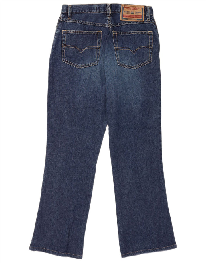Diesel Herren Bootcut Jeans W31 L28 Blaue Baumwolle