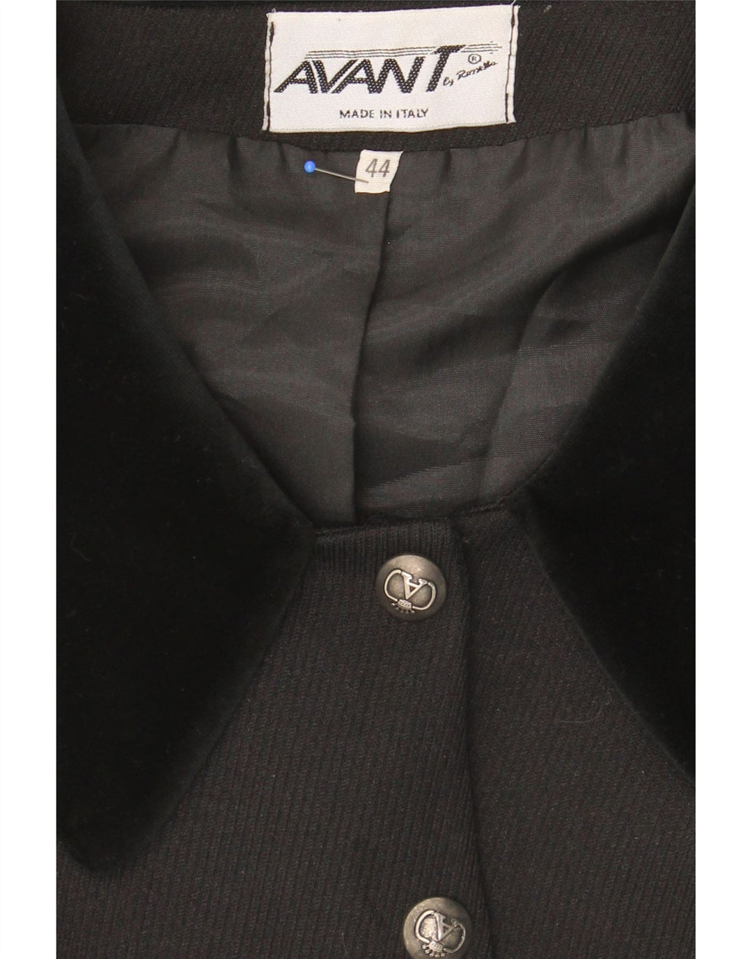 AVANT Womens 5 Button Blazer Jacket IT 44 Medium Grey Polyester Vintage Avant and Second-Hand Avant from Messina Hembry 