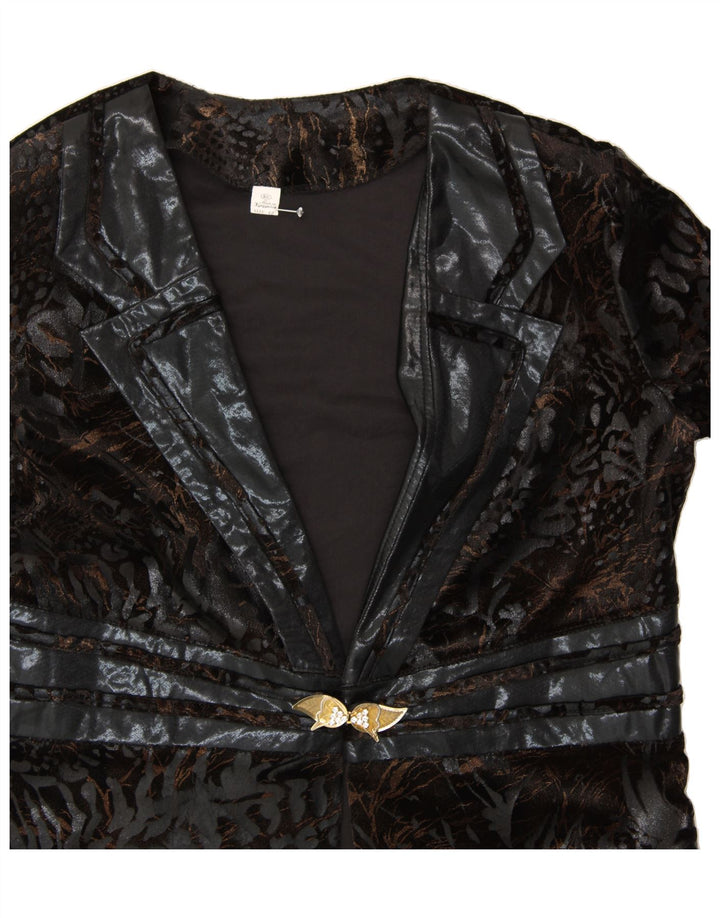 VINTAGE Womens Abstract Pattern 2 Piece Set IT 48 XL Black Vintage Vintage and Second-Hand Vintage from Messina Hembry 