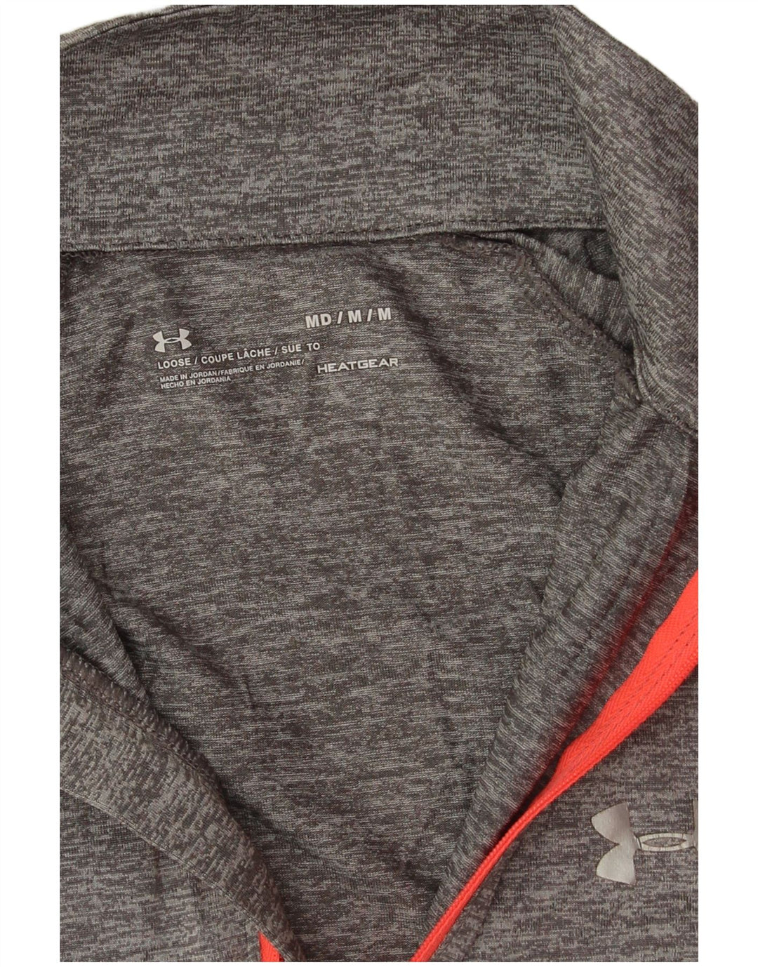 UNDER ARMOUR Damen Heat Gear Pullover-Trainingsanzugoberteil, UK 12, Mittelgrau