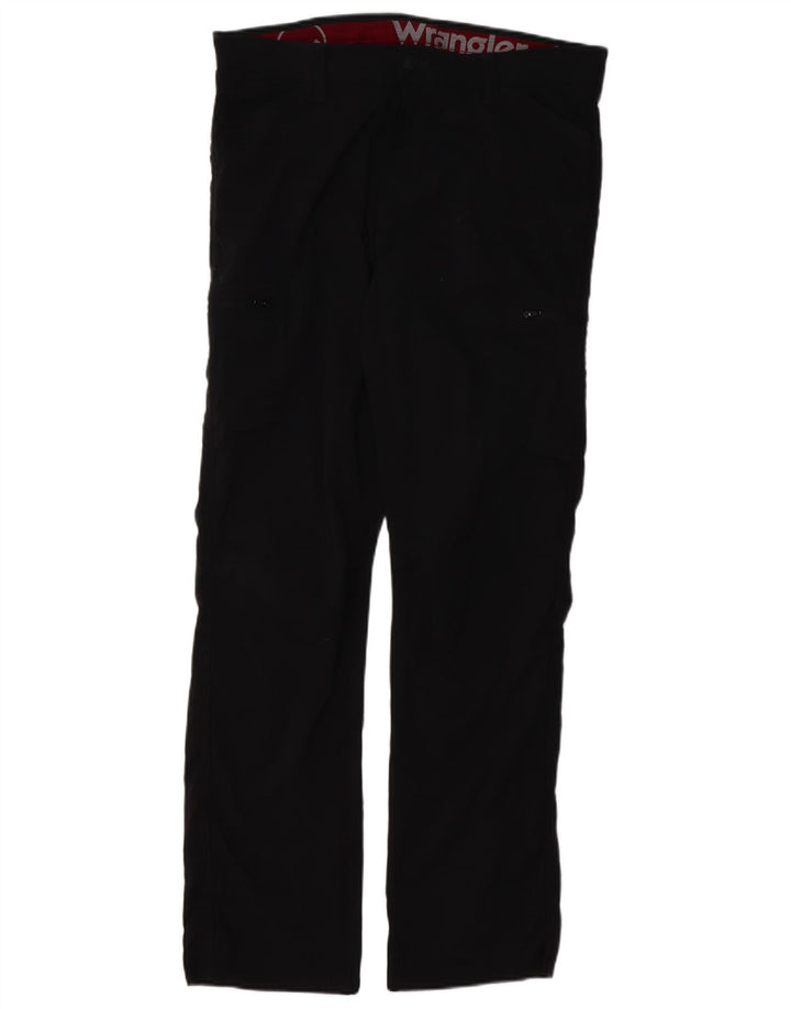 WRANGLER Herren gerade Cargohose W36 L32 Schwarz