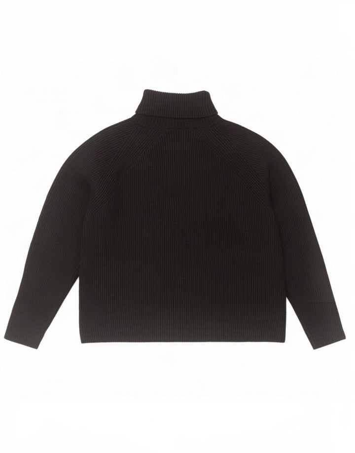 Marks & Spencer Damen-Pullover, übergroß, Rollkragenpullover, Gr. 40, Größe L, Schwarz