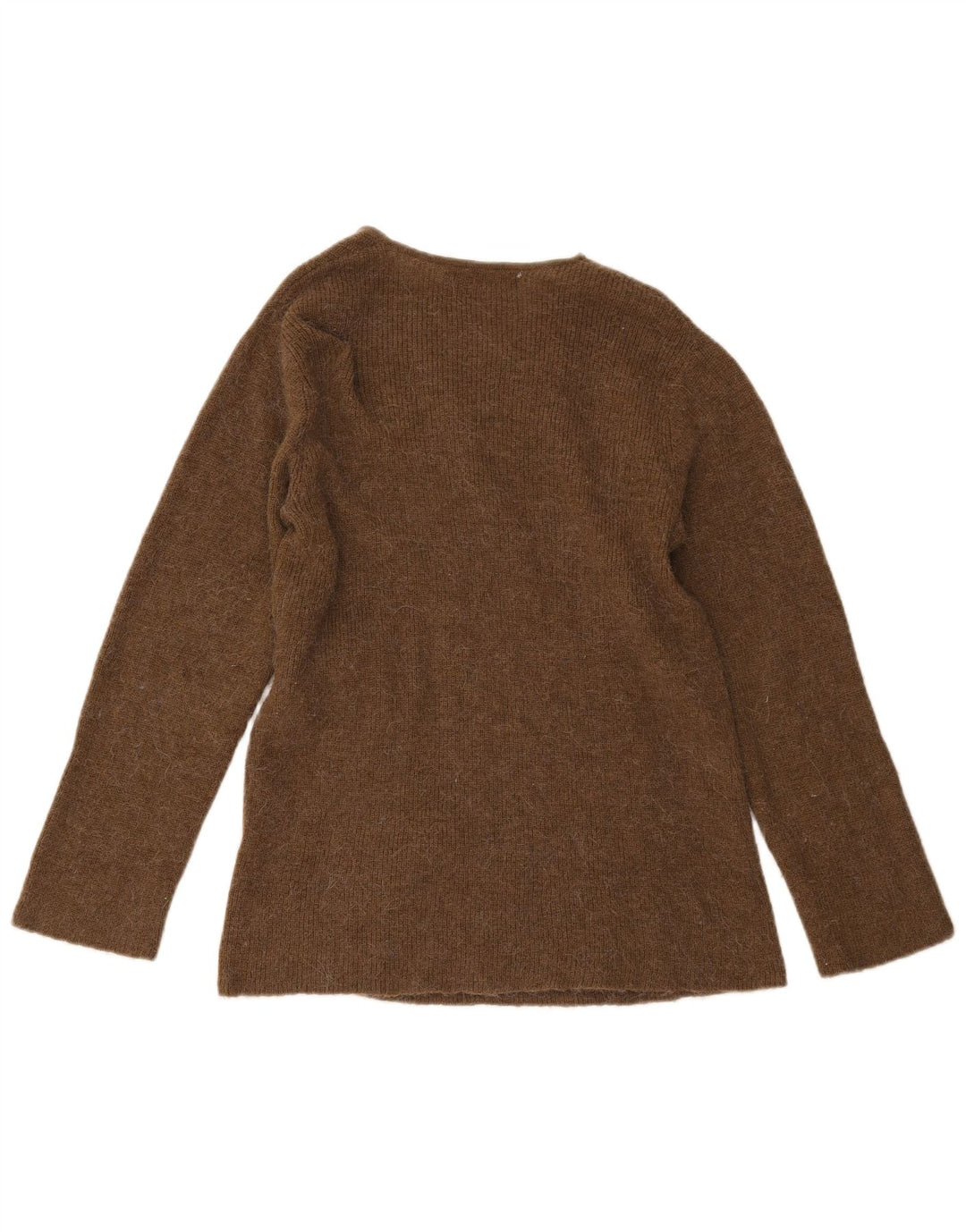 Zara Damen Wickel-Cardigan-Pullover UK 10 Small Khaki