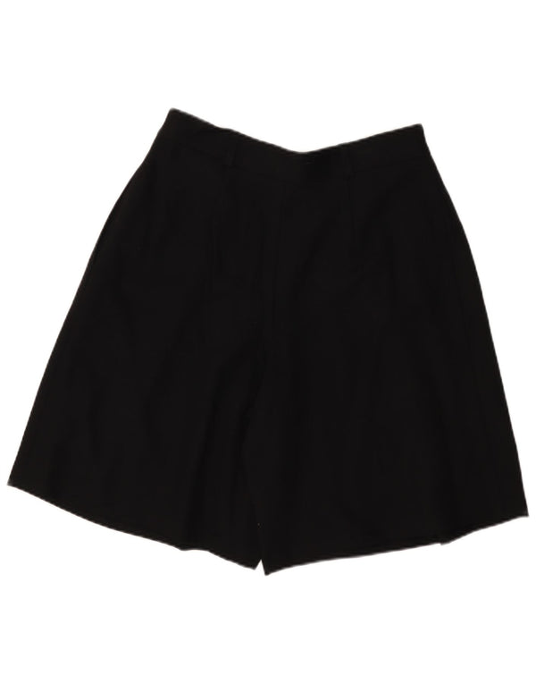 GINO SARTORE Womens High Waist Pegged Casual Shorts IT 46 Large W28  Black