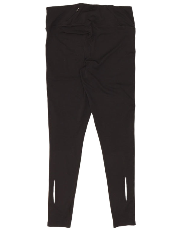 Marks & Spencer Damen Leggings UK 12 Medium Schwarz Polyester