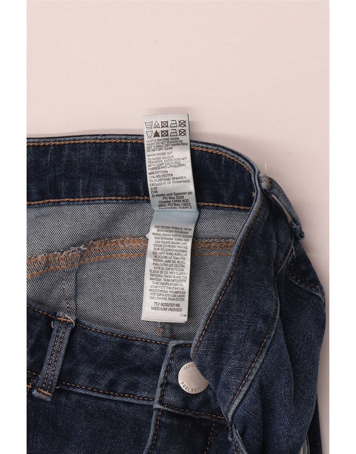 Marks & Spencer Damen Magic Slim Flared Jeans UK 14 Large W30 L30 Blau