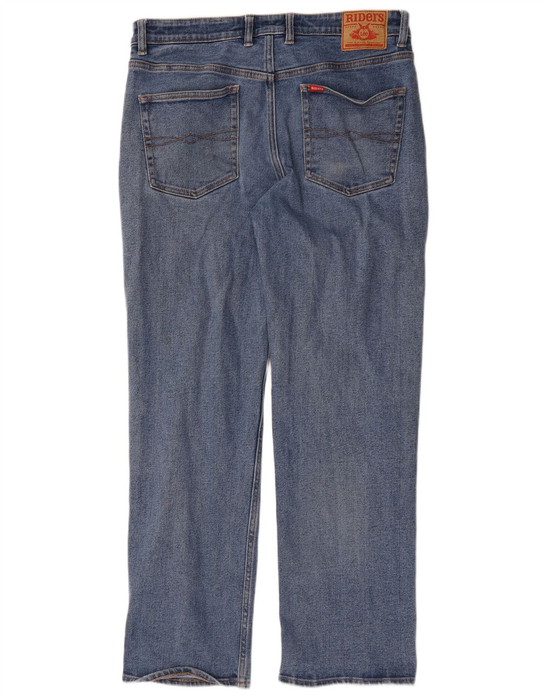 Lee Herren Riders Straight Jeans W36 L30 Blaue Baumwolle