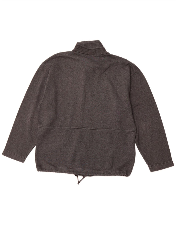 SERGIO TACCHINI Herren-Trainingsanzugoberteil aus mittelgrauer Baumwolle