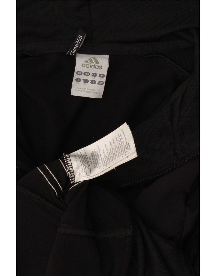 Adidas Damen Clima 365 Zip Hoodie Pullover UK 12 Medium Schwarz Polyester