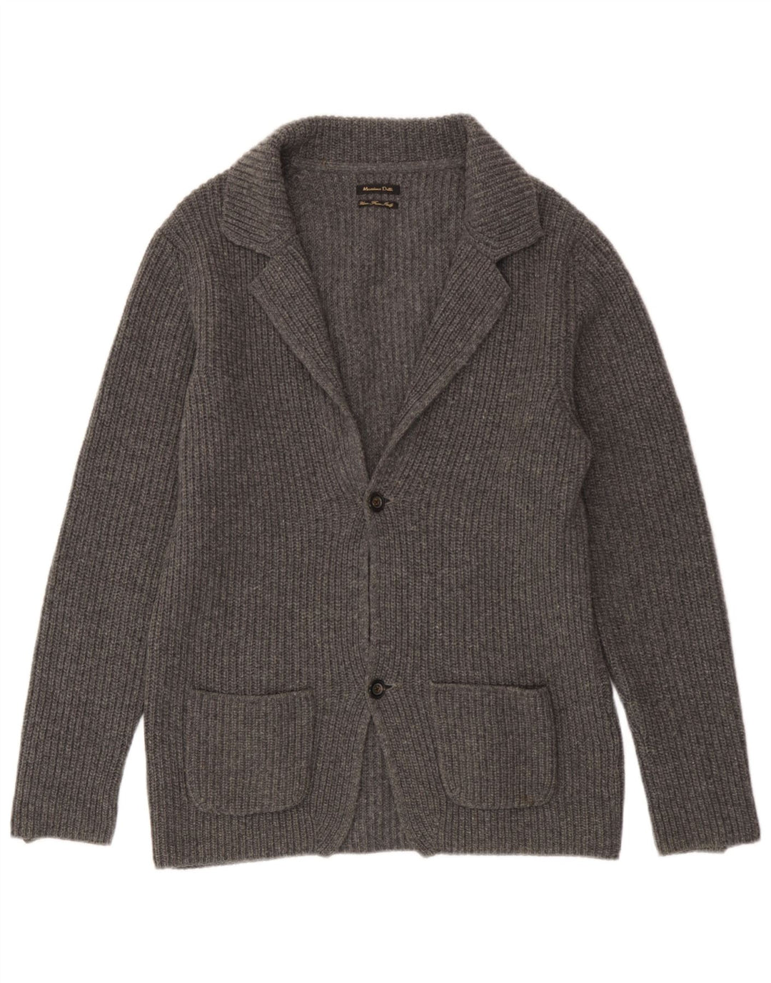 Massimo Dutti Herren Strickjacke XL Grau