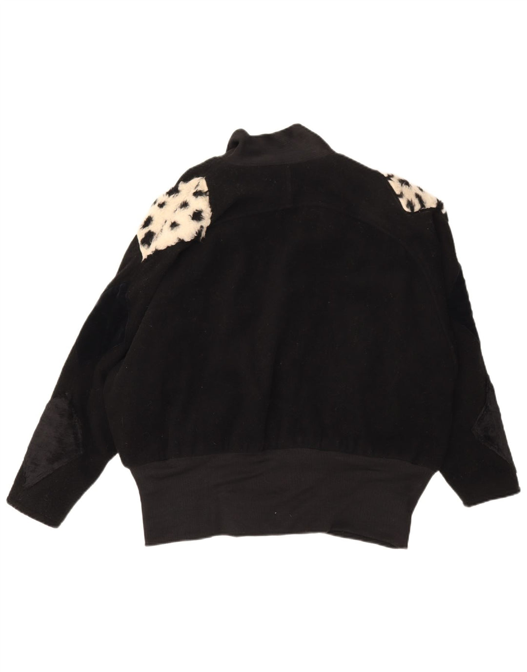 Vintage Damen Übergroßer Mantel in Größe 44 Mittelschwarz
