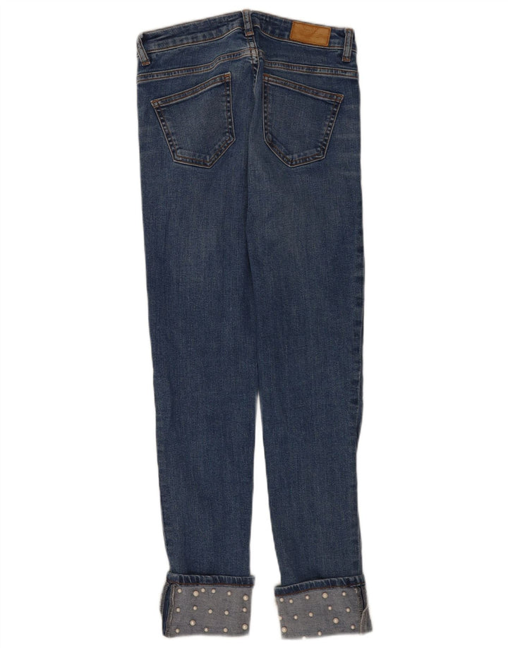 Zara Damen Slim Jeans EU 34 2XS W24 L26 Blau