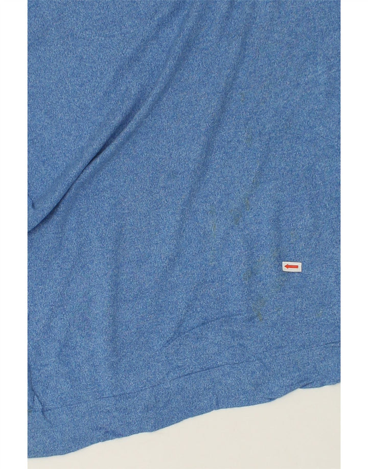 J. CREW Mens Teddie Crew Neck Jumper Sweater Medium Blue Cotton | Vintage J. Crew | Thrift | Second-Hand J. Crew | Used Clothing | Messina Hembry 