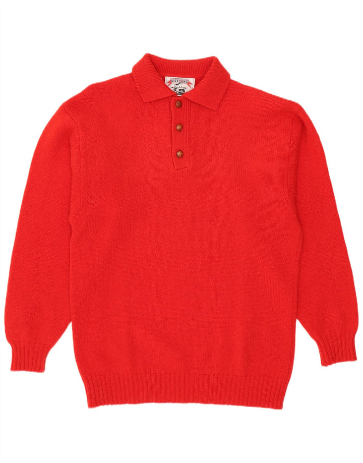 Kirkland Herren-Pullover mit Rollkragen, Mittelrot